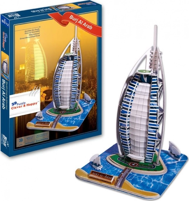 Puzzle 3D Burj Al Arab 30 Pezzi