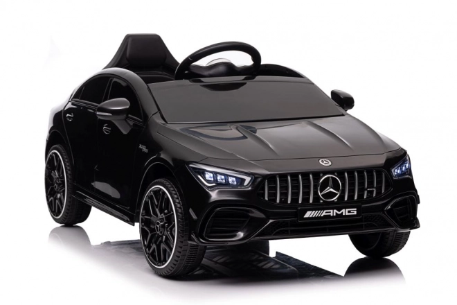 Auto elettrico per bambini Mercedes CLA 45s AMG nero 4x4