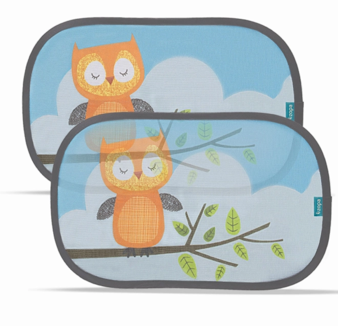 Tendina parasole auto con animali Owl