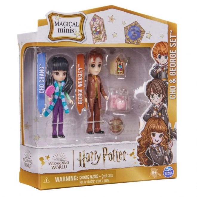 Set di figurine di George e Cho di Harry Potter