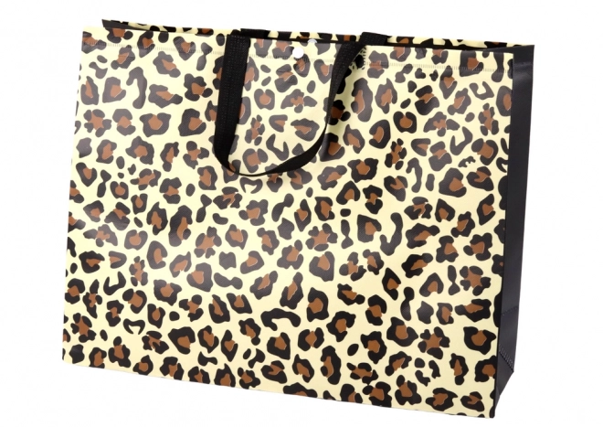 Borsa regalo motivo leopardato