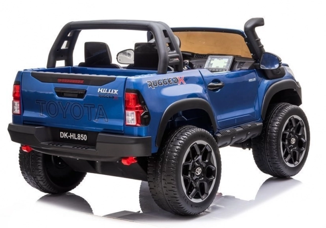 Auto elettrico per bambini Toyota Hilux bianco – Blu