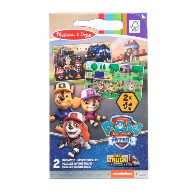 Puzzle magnetico Paw Patrol camion