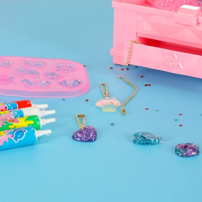 Set creativo per la creazione di gioielli Scatola Magica UV