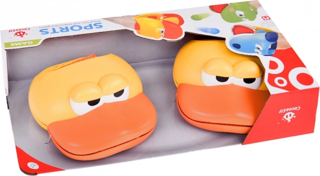Set sportivo - gioco con lanciatore ANATRA + 4 palline
