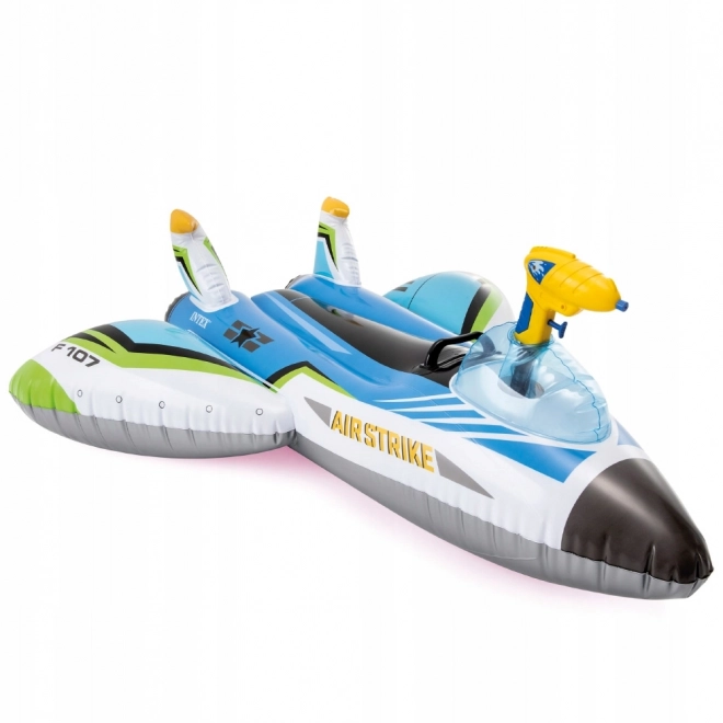Aereo gonfiabile con pistola ad acqua, verde INTEX 57536