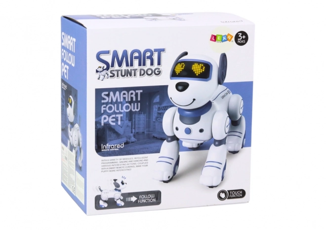 Cane Robot Interattivo con Telecomando Blu