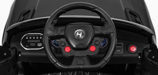 Auto Elettrico Start Run Nero con Telecomando, Funzioni di Sicurezza e MP3 LED