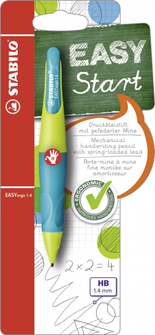 Matita ergonomica per destrimani verde-blu STABILO EASYergo 1,4 mm