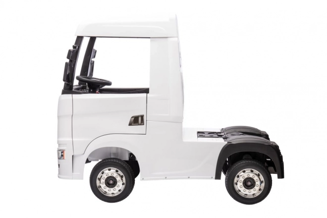 Auto giocattolo a batteria Scania bianco 4x4