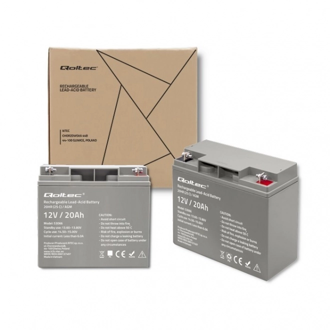 Affidabile Batteria AGM 12V 20Ah