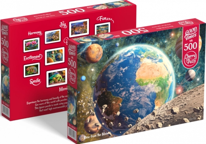 Puzzle Vista dalla Luna 500 pezzi