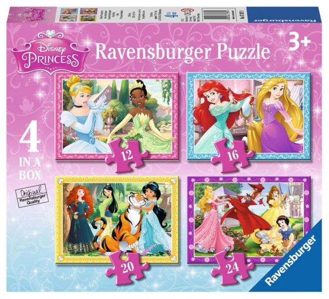 Ravensburger puzzle Disney principesse: cura amorevole 4 in 1