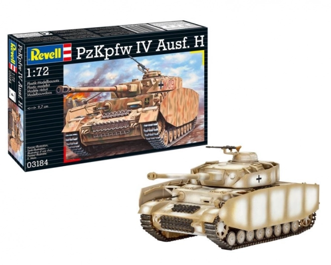 Modello in plastica Panzerkampfwagen IV Ausf H 1/72