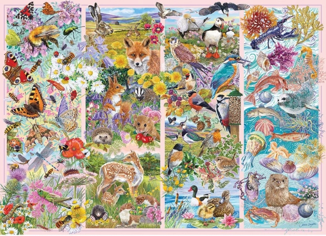 Puzzle Animali Curiosi 1000 Pezzi