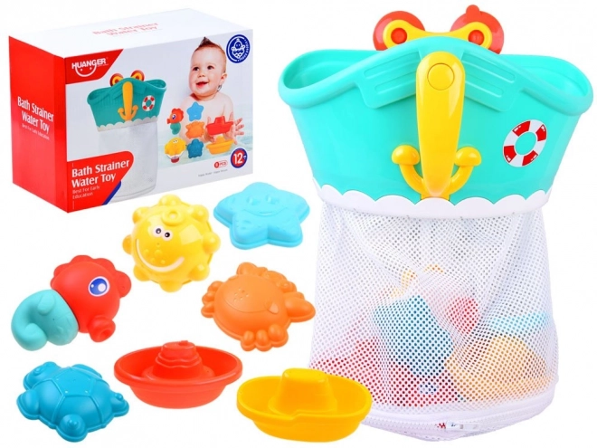 Set organizzatore per giocattoli d'acqua colorato