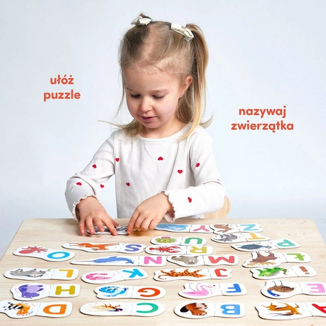 Puzzle abbinati Alfabeto