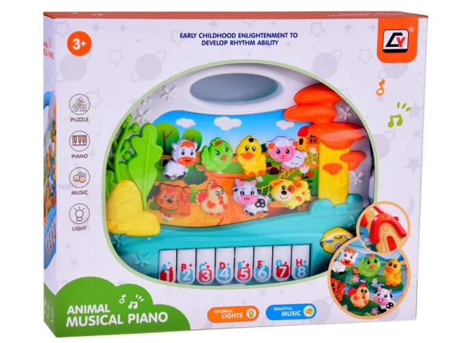 Pianola interattiva per bambini con animaletti Farm