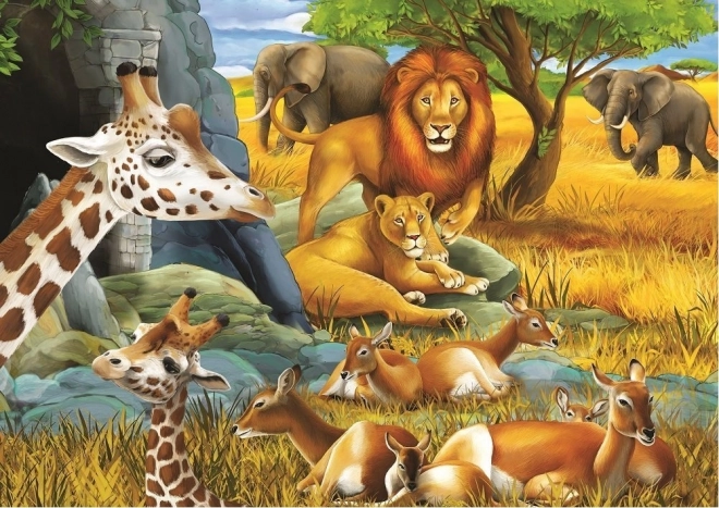 Puzzle Savana Animali 200 Pezzi