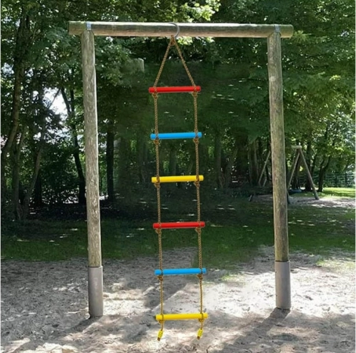 Scala di corda colorata per bambini