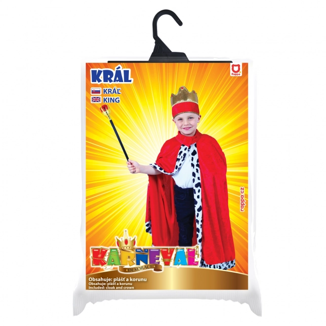 Costume per bambini mantello reale