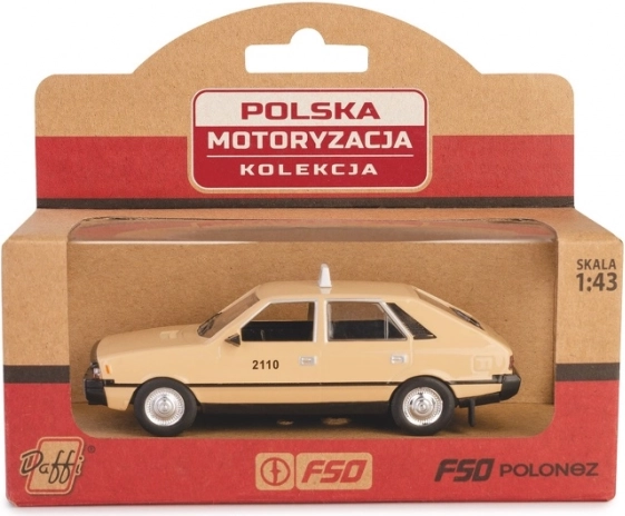 modello auto FSO Polonez taxi 1:43 beige
