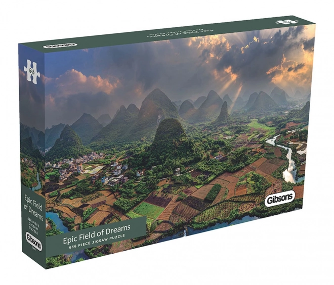 Puzzle panoramico paesaggio mozzafiato 636 pezzi