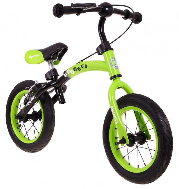 Bicicletta Senza Pedali per Bambini Boomerang SporTrike Verde