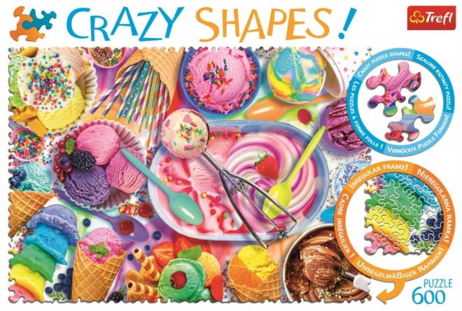 Puzzle 600 pezzi Crazy Shapes Sogno Dolce