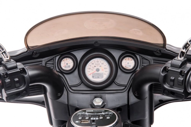 Moto a tre ruote elettrico Goldwing nero