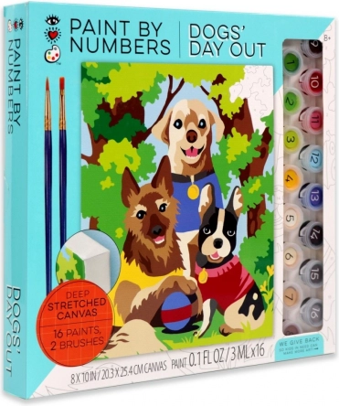 dipingere con i numeri – cani