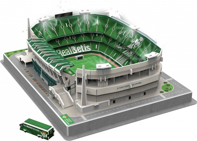 Puzzle 3D Stadio Benito Villamarín FC Real Betis luminoso