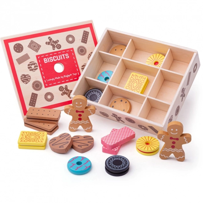 Scatola di biscotti in legno Bigjigs Toys