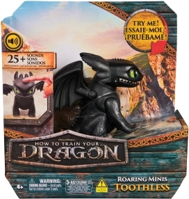 Dragon Trainer - Mini drago con suoni e movimento Furia Buia