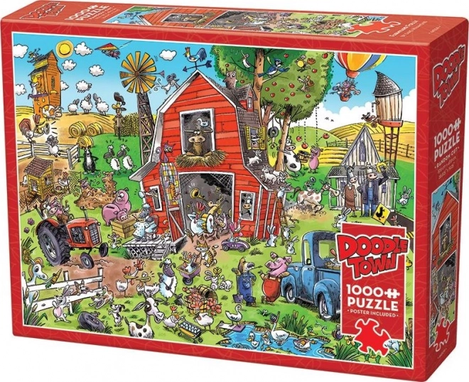 Puzzle DoodleTown: Azienda Pazzesca 1000 Pezzi