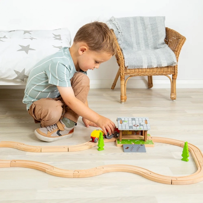 Tunnel a forma di fienile Bigjigs Rail