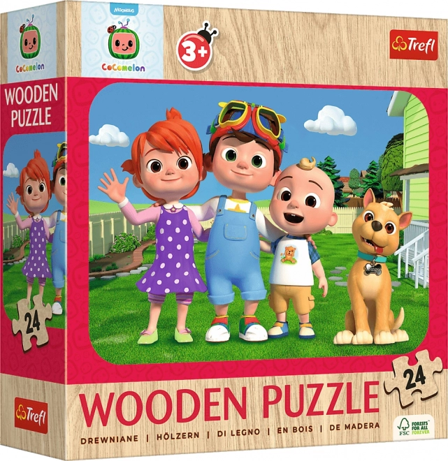 Puzzle in legno Cocomelon Allegro Cocomelon 24 pezzi