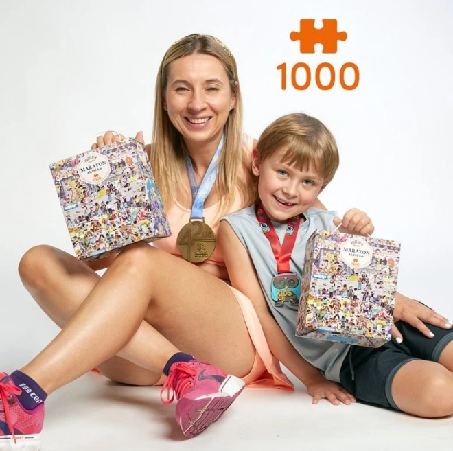 Puzzle Puzzlove maratona 42,195 km 1000 pezzi