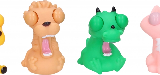 Animaletti da spremere con occhi a sfera 8 cm
