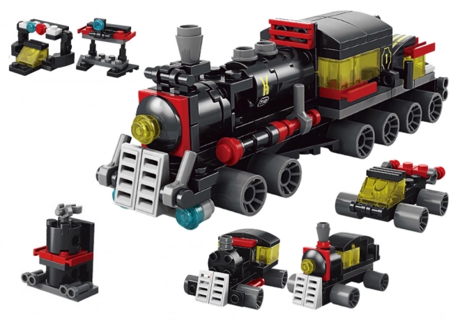 Set di Costruzioni 6 in 1 Locomotiva