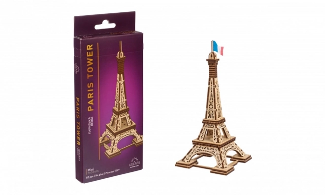Puzzle meccanico in legno 3D Torre Eiffel
