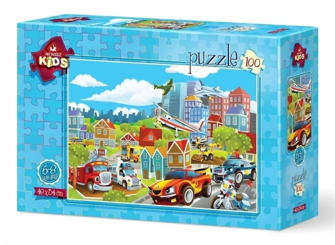 Puzzle Trasporti 100 Pezzi