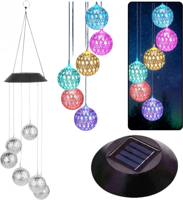 Luci solari LED da giardino marocchine a sfere