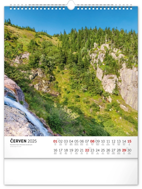 Calendario da parete Krkonoše 2025