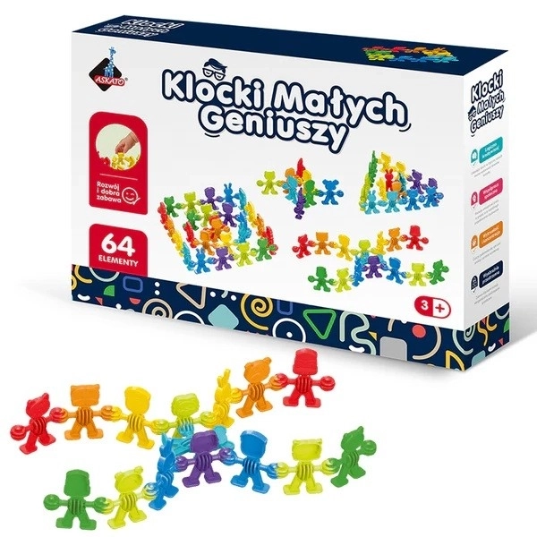 Blocchi dei Piccoli Geni - Conteggio 64 elementi