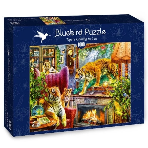 Puzzle Bluebird Tigri che prendono vita 1000 pezzi