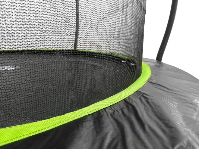 Trampolino da Giardino Lean Sport Max 8 Piedi Verde e Nero