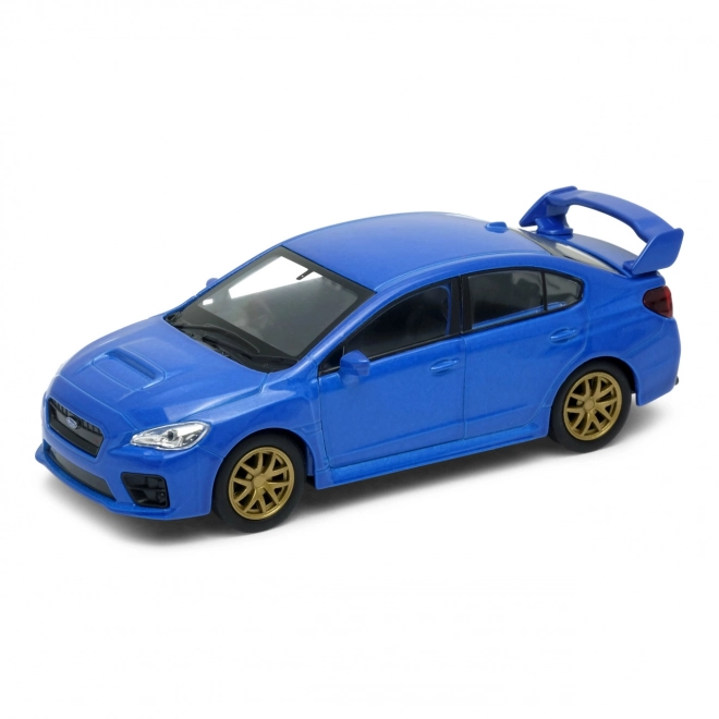 Modellino auto Subaru Impreza WRX STI Blau 1:34