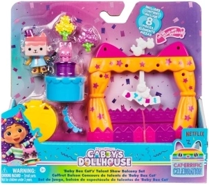 casetta di Gabby: balconcino Baby Box Cat – set talent show