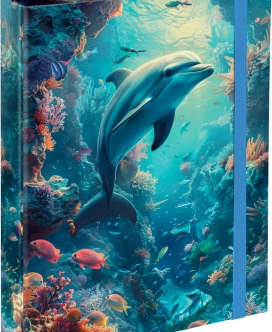 Cartelle per quaderni scolastici BAAGL Delfino A5